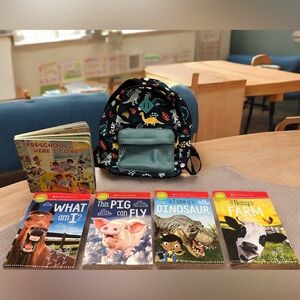 Preschool Book & Backpack Bundle – Perfect for Early Learners!